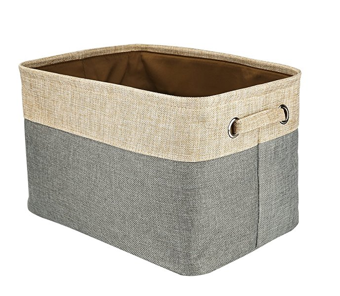 Foldable Canvas Fabric Storage Cube Bin 